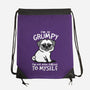 Grumpy Dog-None-Drawstring-Bag-NemiMakeit