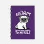 Grumpy Dog-None-Dot Grid-Notebook-NemiMakeit