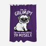 Grumpy Dog-None-Polyester-Shower Curtain-NemiMakeit