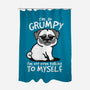 Grumpy Dog-None-Polyester-Shower Curtain-NemiMakeit