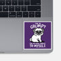 Grumpy Dog-None-Glossy-Sticker-NemiMakeit