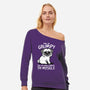 Grumpy Dog-Womens-Off Shoulder-Sweatshirt-NemiMakeit