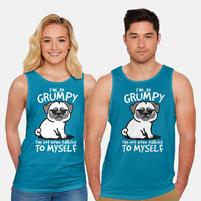 Grumpy Dog-Unisex-Basic-Tank-NemiMakeit