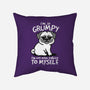 Grumpy Dog-None-Removable Cover w Insert-Throw Pillow-NemiMakeit