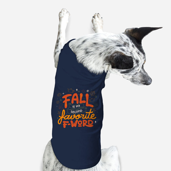 Fall Is My Fav-Dog-Basic-Pet Tank-tobefonseca