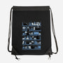 Purrfect Library-None-Drawstring-Bag-tobefonseca