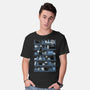 Purrfect Library-Mens-Basic-Tee-tobefonseca