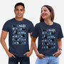 Purrfect Library-Unisex-Basic-Tee-tobefonseca
