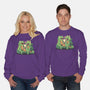 Gecko Love Ice Cream-Unisex-Crew Neck-Sweatshirt-tobefonseca