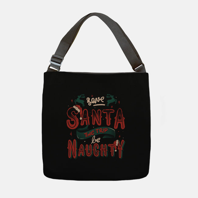 Save Santa The Trip-None-Adjustable Tote-Bag-tobefonseca