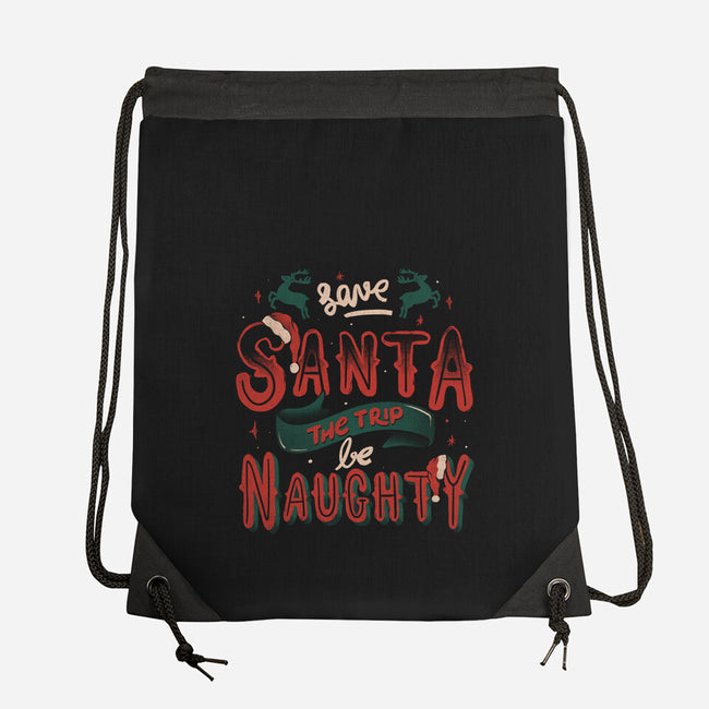 Save Santa The Trip-None-Drawstring-Bag-tobefonseca