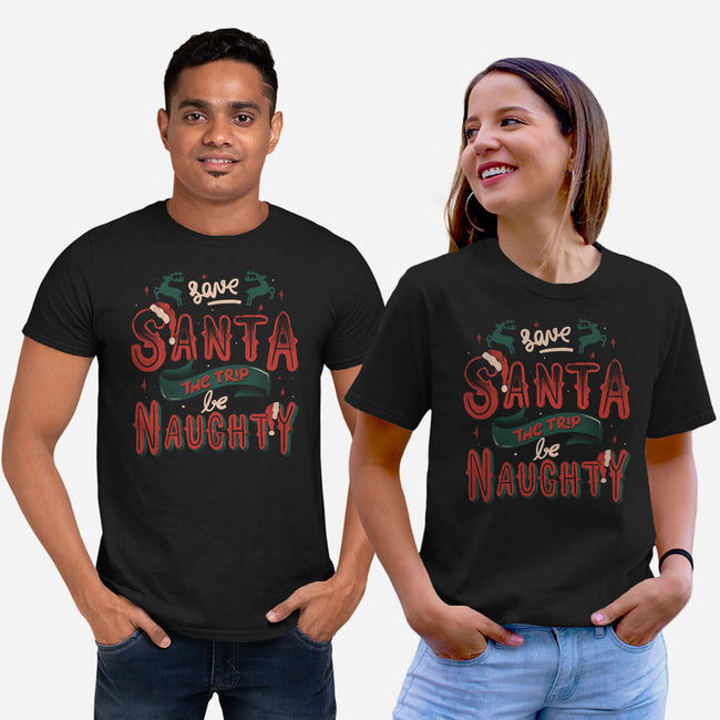 Save Santa The Trip-Unisex-Basic-Tee-tobefonseca