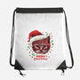 Wish You A Meowy Christmas-None-Drawstring-Bag-dandingeroz