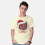 Wish You A Meowy Christmas-Mens-Basic-Tee-dandingeroz