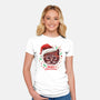 Wish You A Meowy Christmas-Womens-Fitted-Tee-dandingeroz