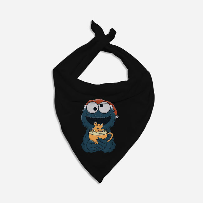 Gingerbread Monster-Cat-Bandana-Pet Collar-Claudia