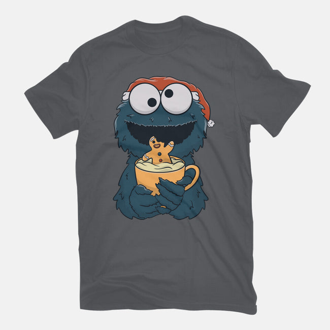 Gingerbread Monster-Unisex-Basic-Tee-Claudia