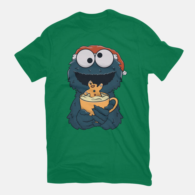 Gingerbread Monster-Unisex-Basic-Tee-Claudia