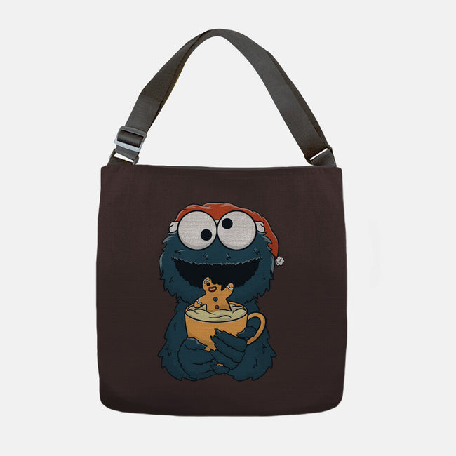 Gingerbread Monster-None-Adjustable Tote-Bag-Claudia