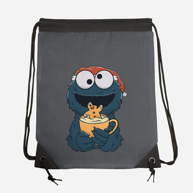 Gingerbread Monster-None-Drawstring-Bag-Claudia