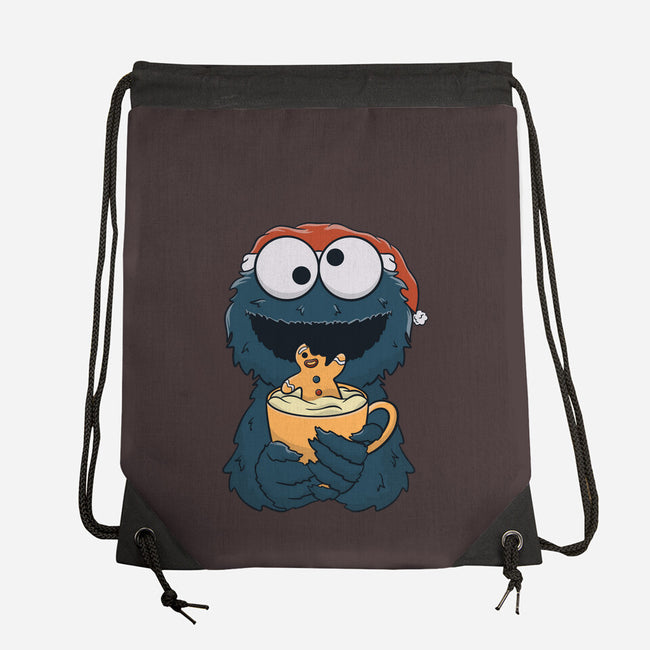 Gingerbread Monster-None-Drawstring-Bag-Claudia