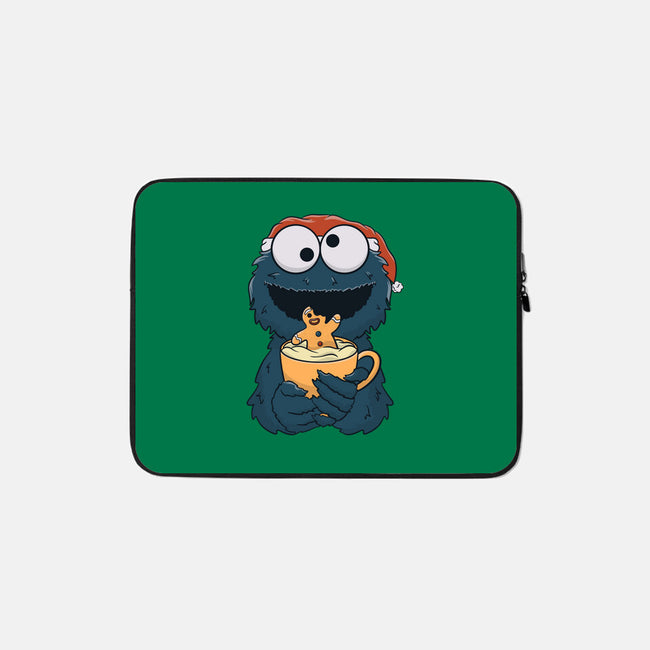 Gingerbread Monster-None-Zippered-Laptop Sleeve-Claudia