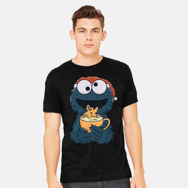 Gingerbread Monster-Mens-Heavyweight-Tee-Claudia