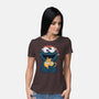 Gingerbread Monster-Womens-Basic-Tee-Claudia