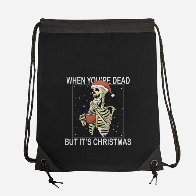 But It's Xmas-None-Drawstring-Bag-Claudia