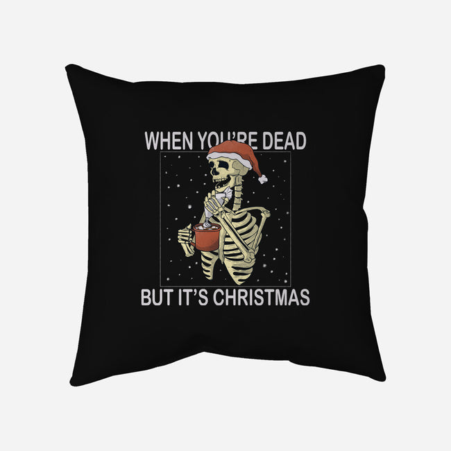 But It's Xmas-None-Removable Cover w Insert-Throw Pillow-Claudia