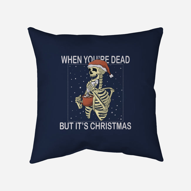 But It's Xmas-None-Removable Cover w Insert-Throw Pillow-Claudia