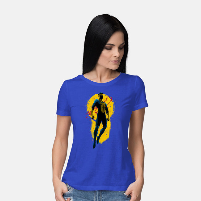 Teenage Hero-Womens-Basic-Tee-teesgeex