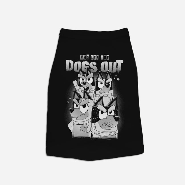 Who Let The Dogs Out-Cat-Basic-Pet Tank-GODZILLARGE