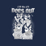 Who Let The Dogs Out-Womens-Racerback-Tank-GODZILLARGE