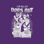 Who Let The Dogs Out-Womens-Off Shoulder-Sweatshirt-GODZILLARGE