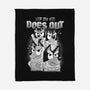 Who Let The Dogs Out-None-Fleece-Blanket-GODZILLARGE