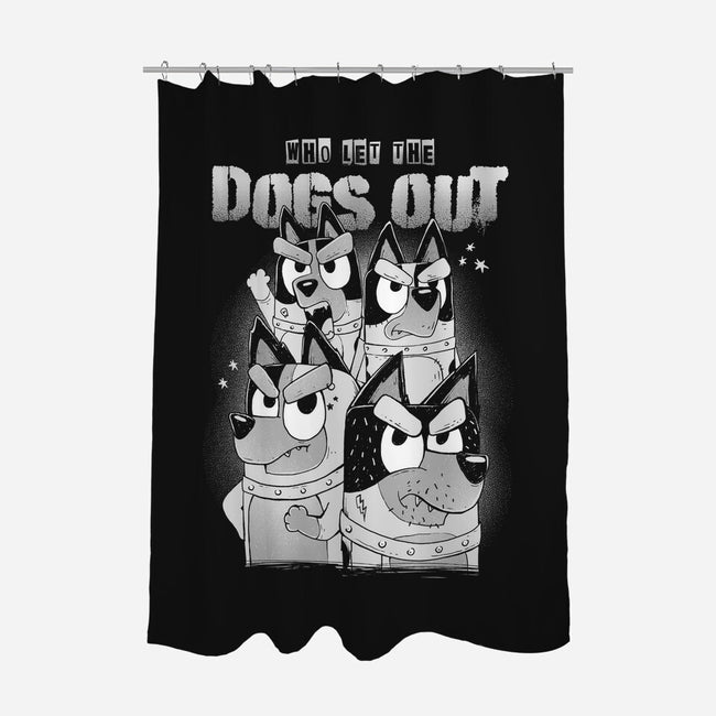 Who Let The Dogs Out-None-Polyester-Shower Curtain-GODZILLARGE