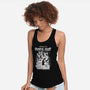 Who Let The Dogs Out-Womens-Racerback-Tank-GODZILLARGE