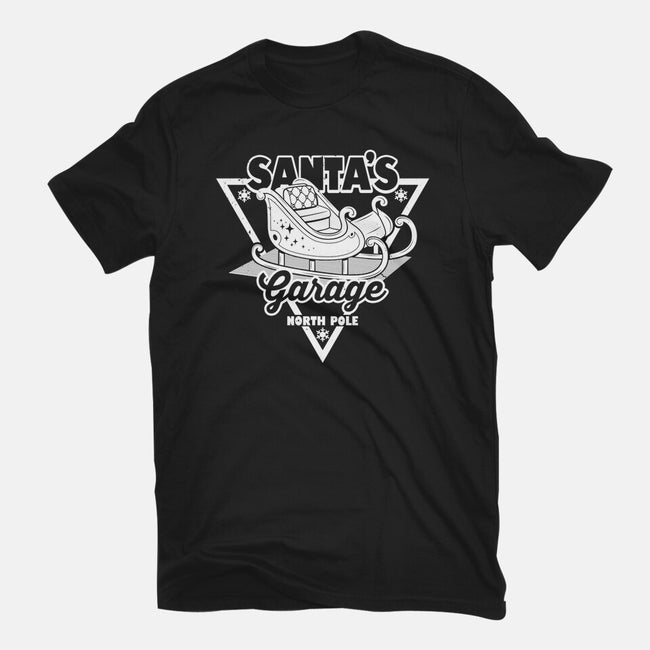 Santa's Garage-Womens-Fitted-Tee-Boggs Nicolas