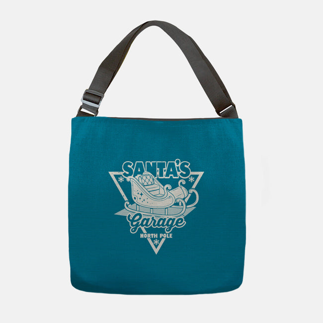 Santa's Garage-None-Adjustable Tote-Bag-Boggs Nicolas