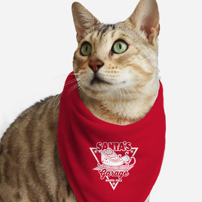 Santa's Garage-Cat-Bandana-Pet Collar-Boggs Nicolas