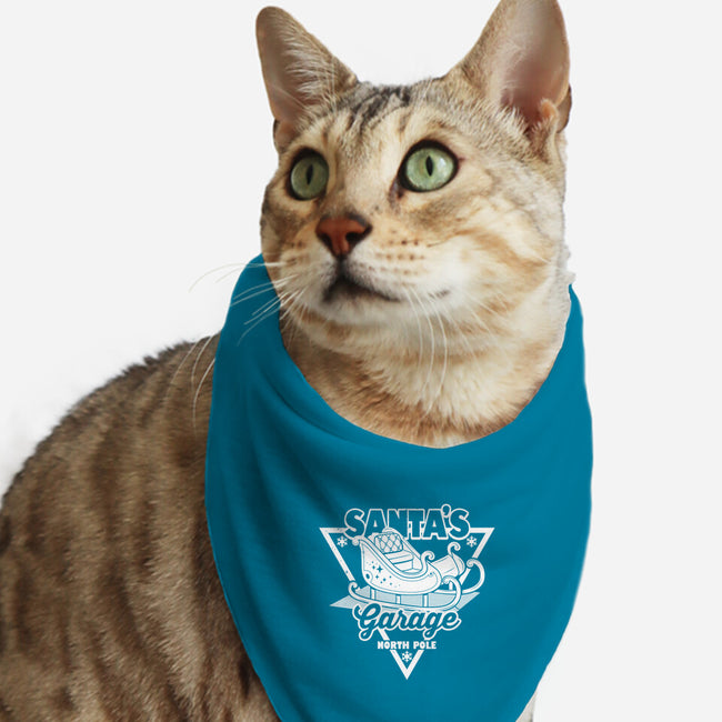 Santa's Garage-Cat-Bandana-Pet Collar-Boggs Nicolas