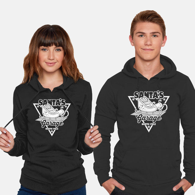 Santa's Garage-Unisex-Pullover-Sweatshirt-Boggs Nicolas