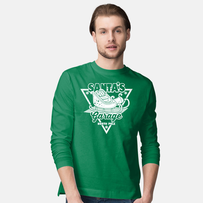 Santa's Garage-Mens-Long Sleeved-Tee-Boggs Nicolas