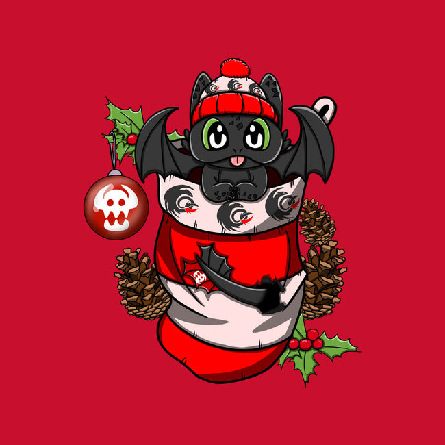 Dragon Christmas Stockings-Dog-Basic-Pet Tank-JamesQJO