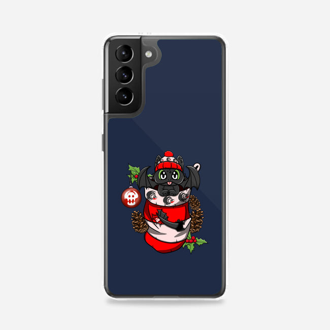 Dragon Christmas Stockings-Samsung-Snap-Phone Case-JamesQJO