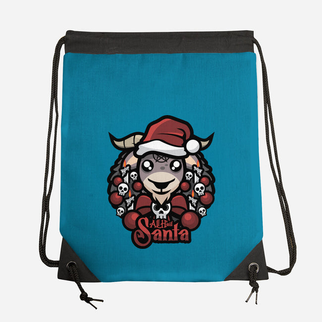 All Hail Santa-None-Drawstring-Bag-jrberger