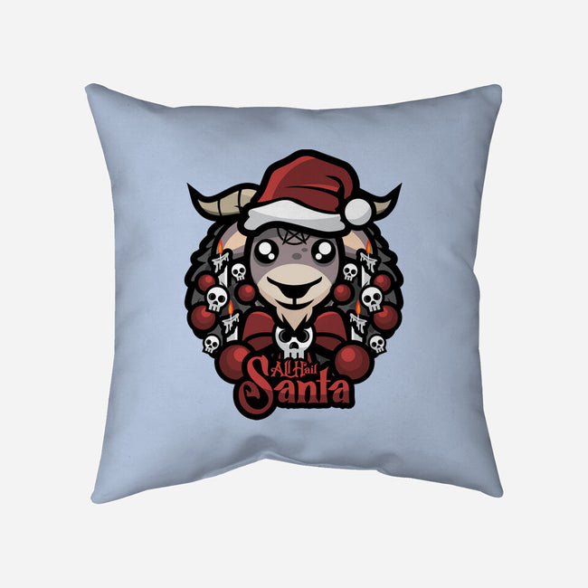 All Hail Santa-None-Non-Removable Cover w Insert-Throw Pillow-jrberger