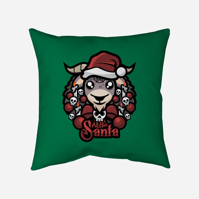 All Hail Santa-None-Non-Removable Cover w Insert-Throw Pillow-jrberger