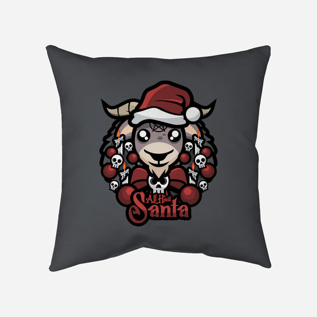 All Hail Santa-None-Removable Cover w Insert-Throw Pillow-jrberger